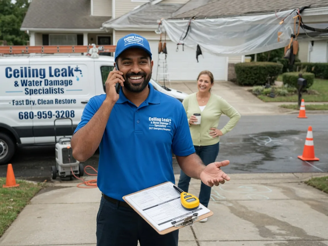 Ceiling Leak Cleanup Courtland, VA FAQs